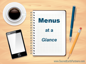 Menus at a glance